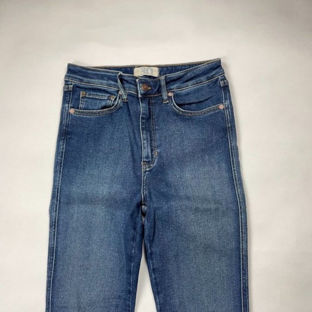 We the Free‎ People High Rise Raw Hem Jeans Women 30 NWOT Stretch Cotton Pockets - Picture 3 of 9